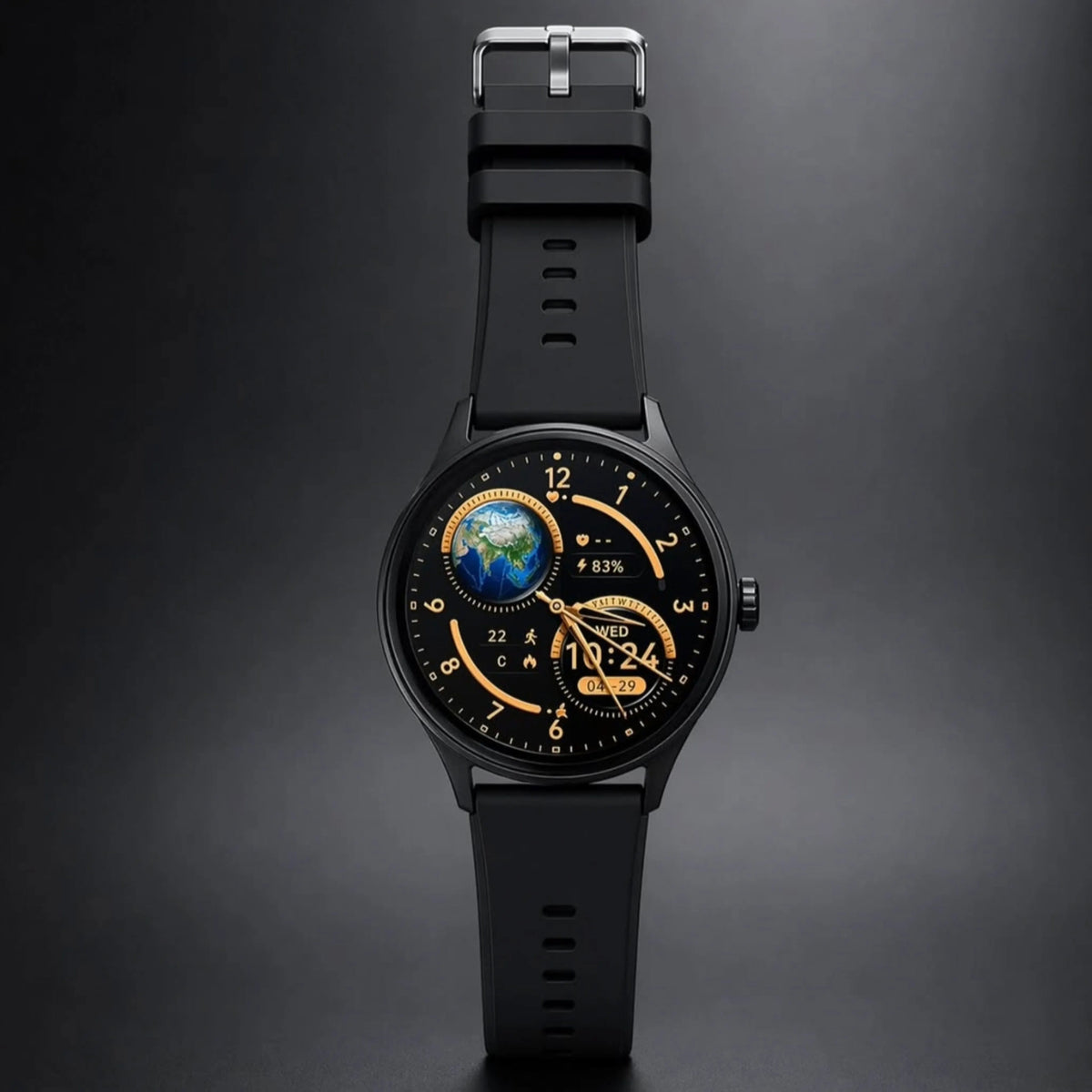 WISME-X55 MAX Multi-Function Smart Watch with Seven 7 Straps Band Wireless Charging